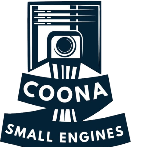 Coona Small Engines piston badge
